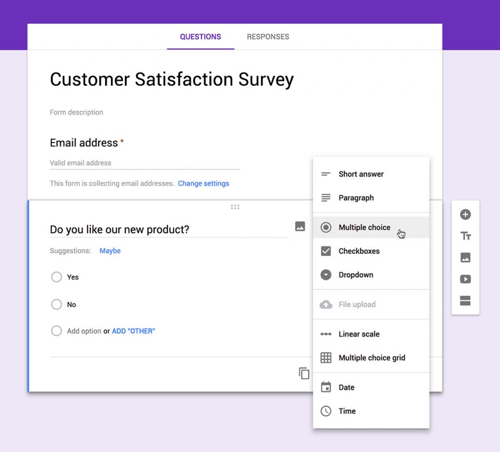 survey form is a great tool for finding good blog article idea